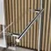 L Shaped 1600 Shower Bath with Front Panel & 6mm Easy Clean Screen with Rail - Right Handed