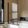 L Shaped 1600 Shower Bath with Front Panel & 6mm Matt Black Easy Clean Screen with Rail - Left Handed