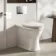 Alma Traditional Rimless Back To Wall Toilet With Premium Soft Close Slim Seat