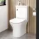 Brooklyn 2-In-1 Combined Wash Basin & Rimless Toilet With Soft Close Seat