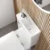 Brooklyn 2-In-1 Combined Wash Basin & Rimless Toilet With Premium Soft Close Slim Seat