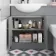 Quartz Stone Grey Combination Vanity Basin and Denver Toilet 1150mm