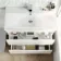 Trent Gloss White Basin Drawer and Back To Wall Unit 1300mm