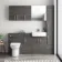 Harper Charcoal Elm Combination Vanity Basin and Aruba Toilet 1500mm