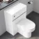 Foster Gloss White Back To Wall Unit and Denver Toilet