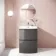 Bali Tungsten Grey Basin Drawer Vanity 600mm
