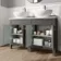 Bermuda Graphite Grey Vanity with Marble Top & Oval Counter Top Basin 1200mm