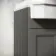 Monaco Graphite Grey Combination Vanity Traditional Basin with Marble Top and Seattle Toilet 1500mm