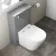 Avon & Trent Stone Grey Slimline Back To Wall Unit and Boston Toilet
