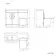 Avon Stone Grey Combination Vanity Basin and Boston Toilet 1100mm - Left Handed