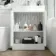 Trent Gloss White Combination Vanity Basin and Boston Toilet 1100mm - Right Handed