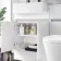 Foster Gloss White Combination Vanity Basin and Boston Toilet 1200mm