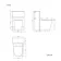 Austin Stone Grey Slimline Back To Wall Unit and Boston Toilet