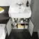 Monaco Graphite Grey Combination Vanity Traditional Basin and Boston Toilet 1200mm