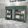 Lucia Midnight Green Double Vanity with Oak Effect Top & Oval Counter Top Basin 1200mm