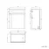Capri Slate Grey Combination Vanity Basin and Houston Toilet 1350mm - Chrome Handles