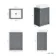 Milos Fog Grey Vanity with Troy Basin 600mm - Traditional Handles