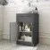 Milos Slate Grey Vanity with Mesa Basin 500mm - Brushed Handles