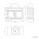 Lucia Midnight Green Vanity with Marble Top & Curved Counter Top Basin 1030mm