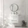 Omaha Gloss White Wall Hung Basin Drawer Vanity 600mm