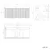 Malta Fluted Black Walnut Wall Hung Drawer Vanity with Marble Top & Marin Basin 800mm