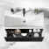 Malta Fluted Matt Black Wall Hung Basin Drawer Vanity 800mm