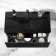 Malta Fluted Matt Black Wall Hung Drawer Vanity with Matt Black Basin 800mm