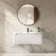 Sorrento Fluted Coastal White Wall Hung Basin Drawer Vanity 1000mm