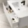 Sorrento Fluted Coastal White Wall Hung Basin Drawer Vanity 1000mm