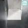 Berlin Rectangular Matt White Slate Effect SMC Composite Shower Tray 1000x700mm