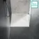 Berlin Square Matt White Slate Effect SMC Composite Shower Tray 900x900mm
