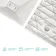 Berlin Square Matt White Slate Effect SMC Composite Shower Tray 900x900mm