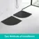 Berlin Quadrant Matt Black Slate Effect SMC Composite Shower Tray 900x900mm