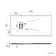 Berlin Rectangular Dark Grey Slate Effect SMC Composite Shower Tray 1400x700mm