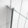 L Shaped 1600 Shower Bath with Front Panel & 4mm Fixed Screen - Left Handed
