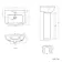 Reno Pedestal Basin 500mm