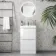 Corsica Gloss White Slimline Basin Drawer Vanity 500mm