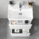 Corsica Gloss White Slimline Basin Drawer Vanity 500mm