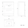 Avon Gloss White Basin Drawer Vanity 600mm