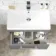 Avon Stone Grey Wall Hung Basin Drawer Vanity 600mm