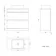 Trent Gloss White Vanity Drawer with Curved Counter Top Basin 800mm
