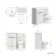 Havana Fluted Coastal White Combination Vanity Basin and Miami Toilet 1000mm - Brushed Brass Accents