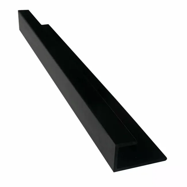 Trepanel Aqua® Shower Panel PVC End Cap Black