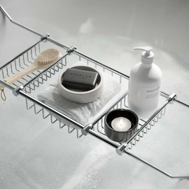 Chrome Bath Rack