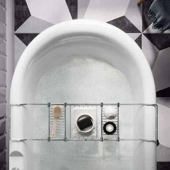 Chrome Bath Rack