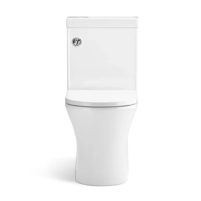 Brooklyn 2-In-1 Combined Wash Basin & Rimless Toilet With Soft Close Seat