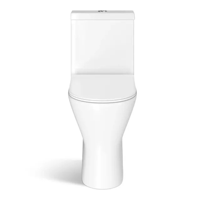 Napa Rimless Comfort Height Close Coupled Toilet With Slim Soft Close Seat