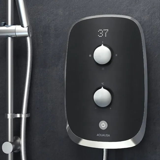 Aqualisa eMOTION Electric Shower - 9.5KW - Space Grey