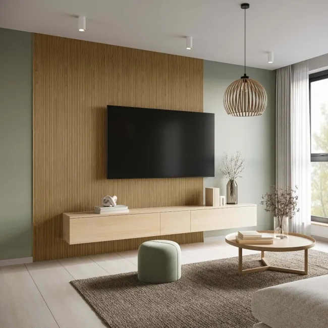 Trepanel Flex® Oak Flexible Acoustic Wood Panels 2400x300