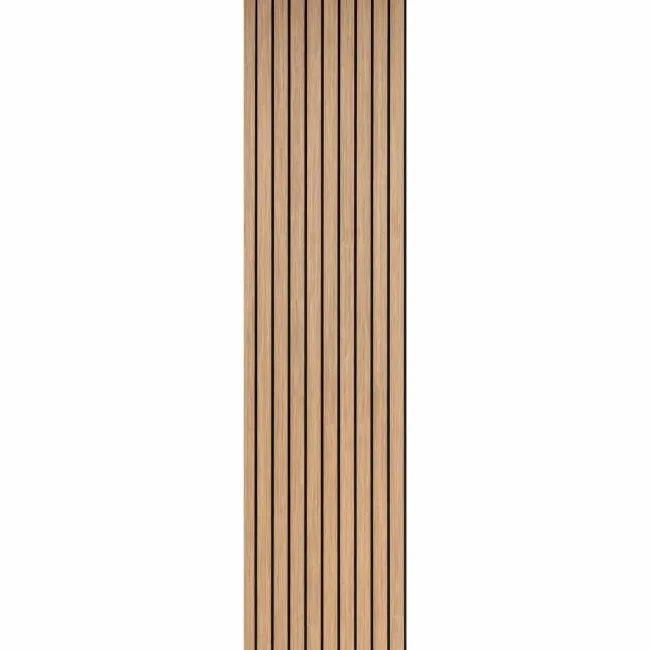 Trepanel® Smoked Oak Wide Slat Acoustic Wood Wall Panels